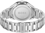 Hugo Boss Runner 3H Green Dial Silver Steel Strap Watch for Men - 1514208 Authentic Buy Shop Now