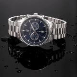 Maserati Tradizione Chronograph Blue Dial Silver Steel Strap Watch for Men - R8873646005 Authentic Buy Shop Now