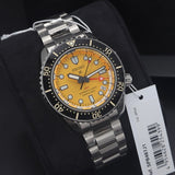 Seiko Prospex The Night of Siam Limited Edition Yellow Dial Silver Steel Strap Watch for Men - SPB487J1 Authentic Buy Shop Now