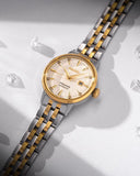 Seiko Presage Cocktail Time Automatic Diamonds White Dial Two Tone Steel Strap Watch for Women - SRE010J1 Authentic Buy Shop Now