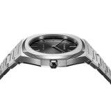 D1 Milano Ultra Thin Black Dial Silver Steel Strap Watch for Women - D1-UTBL05 Authentic Buy Shop Now