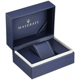 Maserati Successo Chronograph Silver Dial Blue Silicone Strap Watch for Men - R8871621042 Authentic Buy Shop Now