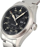 Seiko 5 Sports Flieger Automatic Black Dial Silver Steel Strap Watch for Men - SRPH27K1 Authentic Buy Shop Now