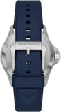 Emporio Armani World Explorer GMT Blue Dial Blue Rubber Strap Watch for Men - AR11592 Authentic Buy Shop Now
