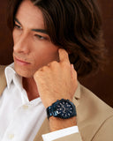 Maserati Attrazione Chronograph Blue Dial Blue Steel Strap Watch for Men - R8873626003 Authentic Buy Shop Now