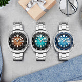 Seiko Prospex US Special Edition King Turtle Automatic Brown Dial Silver Steel Strap Watch for Men - SRPH55 Authentic Buy Shop Now
