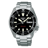 Seiko 5 Sports SKX Automatic Black Dial Silver Steel Strap Watch for Men - SRPL85K1 Authentic Buy Shop Now