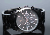 Maserati Attrazione Chronograph Black Dial Black Steel Strap Watch for Men - R8853151001 Authentic Buy Shop Now
