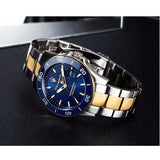 Maserati Competizione Diver Blue Dial Two Tone Steel Strap Watch for Men - R8873600010 Authentic Buy Shop Now