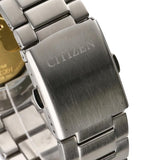 Citizen Mechanical Automatic Orange Dial Silver Steel Strap Watch for Men - NJ0128-80X Authentic Buy Shop Now