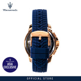 Maserati Successo Chronograph Blue Dial Blue Silicone Strap Watch for Men - R8871621034 Authentic Buy Shop Now