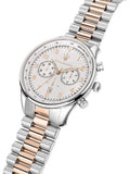 Maserati Tradizione Chronograph White Dial Two Tone Steel Strap Watch for Men - R8873646002 Authentic Buy Shop Now