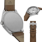 Tissot PRC 100 Solar Quartz Silver Dial Brown Leather Strap Watch for Men - T151.422.16.031.00 Authentic Buy Shop Now