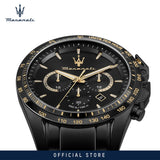 Maserati Traguardo Limited Edition Chronograph Black Dial Black Steel Strap Watch for Men - R8873612051 Authentic Buy Shop Now