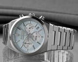 Seiko Conceptual Chronograph Ice Blue Dial Silver Steel Strap Watch for Men - SSB459P1 Authentic Buy Shop Now