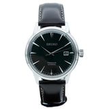 Seiko Presage Cocktail Time Automatic Green Dial Brown Leather Strap Watch for Men - SRPD37J1 Authentic Buy Shop Now