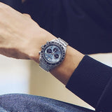 Seiko Prospex Speedtimer 41.4 Solar Chronograph Blue Dial Silver Steel Strap Watch for Men - SSC935 Authentic Buy Shop Now