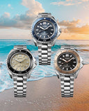 Seiko Prospex Polygonal Divers Automatic Blue Dial Silver Steel Strap Watch for Men - SPB483J1 Authentic Buy Shop Now