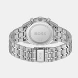 Hugo Boss Tourmaster Chronograph Blue Dial Silver Steel Strap Watch for Men - 1514286 Authentic Buy Shop Now