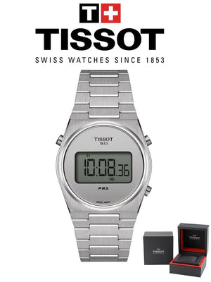 Tissot Digital Quartz Silver Dial Silver Steel Strap Watch for Men - T137.463.11.030.00 Authentic Buy Shop Now