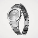 D1 Milano Ultra Thin Silver Dial Silver Steel Strap Watch for Women - D1-UTBL30 Authentic Buy Shop Now