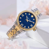 Versace Hellenyium Quartz Blue Dial Two Tone Steel Strap Watch for Women - VE2S00522 Authentic Buy Shop Now
