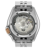 Seiko 5 GMT Sport Asia Exclusive Limited Edition Off White Dial Silver Steel Strap Watch for Men - SSK046K1 Authentic Buy Shop Now