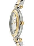 Versace Reve Analog White Dial Two Tone Steel Strap Watch for Women - VE8B00724 Authentic Buy Shop Now