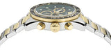 Versace Greca Dome Chronograph Green Dial Two Tone Steel Strap Watch for Men - VE6K00423 Authentic Buy Shop Now