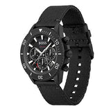 Hugo Boss Admiral Chronograph Black Dial Black Nylon Strap Watch for Men - 1513918 Authentic Buy Shop Now
