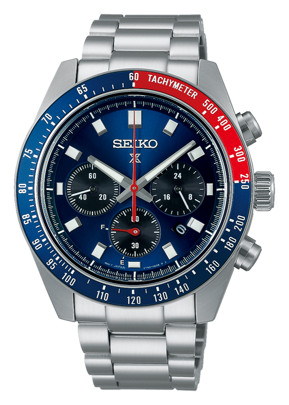 Seiko Prospex Speedtimer Solar Chronograph Blue Dial Silver Steel Strap Watch for Men - SSC913 Authentic Buy Shop Now