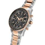Maserati SFIDA Chronograph Grey Dial Two Tone Steel Strap Watch for Men - R8873640021 Authentic Buy Shop Now