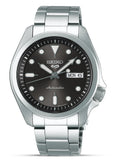 Seiko 5 Sports Automatic Grey Dial Silver Steel Strap Watch for Men - SRPE51K1 Authentic Buy Shop Now