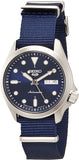 Seiko 5 Sports Automatic Blue Dial Blue Nylon Strap Watch for Men - SRPE63K1 Authentic Buy Shop Now