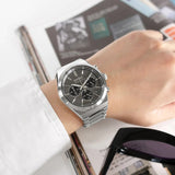 Seiko Conceptual Chronograph Grey Dial Silver Steel Strap Watch for Men - SSB455P1 Authentic Buy Shop Now