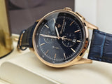Maserati Sorpasso Chronograph Blue Dial Blue Leather Strap Watch for Men - R8871624009 Authentic Buy Shop Now