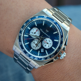 Maserati Velocità Chronograph Blue Dial Silver Steel Strap Watch for Men - R8873652005 Authentic Buy Shop Now