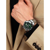 Maserati Competizione Green Dial Silver Steel Strap Watch for Men - R8853100038 Authentic Buy Shop Now