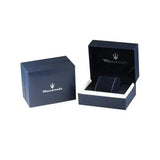 Maserati Successo Chronograph Silver Dial Blue Silicone Strap Watch for Men - R8871621042 Authentic Buy Shop Now