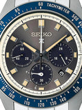 Seiko Prospex Speedtimer Solar Chronograph Grey Dial Silver Steel Strap Watch for Men - SSC939 Authentic Buy Shop Now