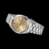 Seiko 5 Sports SNXS Automatic Gold Dial Silver Steel Strap Watch for Men - SRPL59K1 Authentic Buy Shop Now