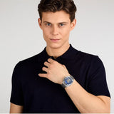 Maserati Velocità Chronograph Blue Dial Silver Steel Strap Watch for Men - R8873652001 Authentic Buy Shop Now