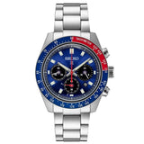 Seiko Prospex Speedtimer Solar Chronograph Blue Dial Silver Steel Strap Watch for Men - SSC913 Authentic Buy Shop Now