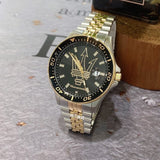 Maserati SFIDA Black Dial Two Tone Steel Strap Watch for Men - R8853140009 Authentic Buy Shop Now