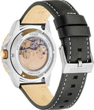 Citizen Mechanical Automatic Black Dial Black Leather Strap Watch for Men - NJ0176-10E Authentic Buy Shop Now