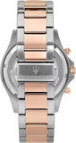 Maserati SFIDA Chronograph Grey Dial Two Tone Steel Strap Watch for Men - R8873640021 Authentic Buy Shop Now