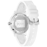Lacoste Polaroid White Dial White Rubber Strap Watch for Men - 2011130 Authentic Buy Shop Now