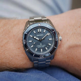 Seiko Prospex Polygonal Divers Automatic Blue Dial Silver Steel Strap Watch for Men - SPB483J1 Authentic Buy Shop Now