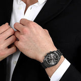 Maserati Attrazione Chronograph Black Dial Black Steel Strap Watch for Men - R8853151001 Authentic Buy Shop Now