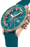 Tissot Seastar 1000 Chronograph Turqouise Dial Turqouise Rubber Strap Watch for Women - T120.217.37.041.00 Authentic Buy Shop Now